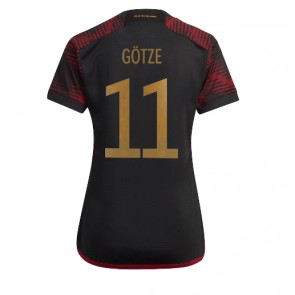 Tyskland Mario Gotze #11 Replika Udebanetrøje Dame VM 2022 Kortærmet
